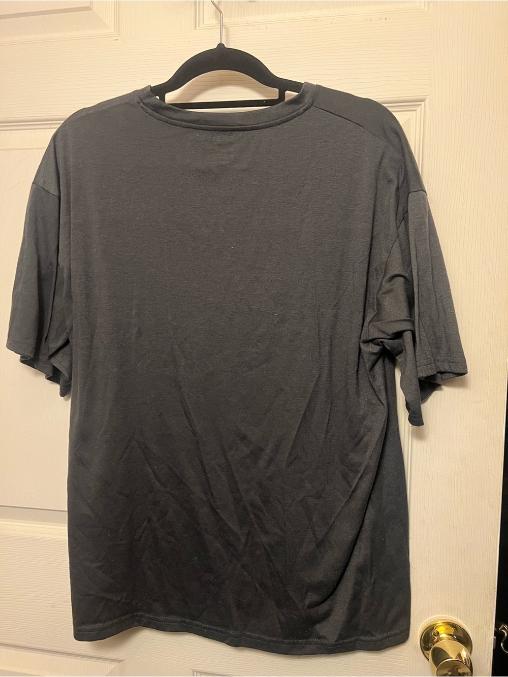 SHEIN Black Graphic Tee with Small Red Heart Detail - Picture 3 of 3